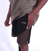 Enzo DBT Woven Contrast Shorts