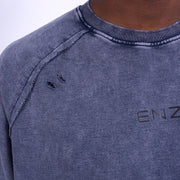 Enzo DBT Heavy Washed T-Shirt (Blue)