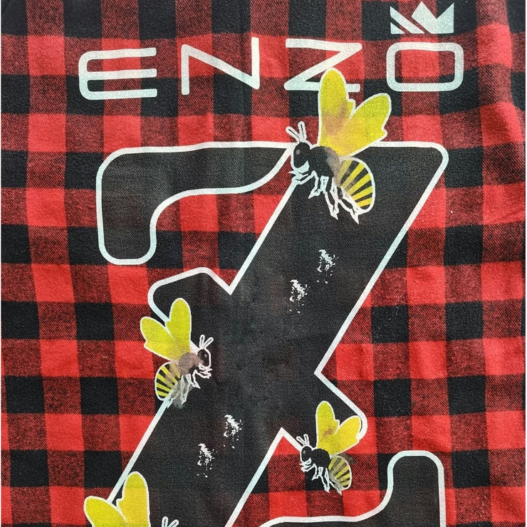 Enzo Busy Bee Plaid Shirt