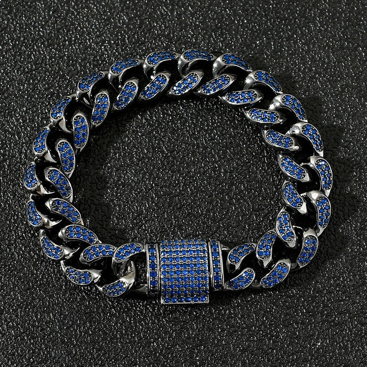 Enzo Blue Stone Bracelet