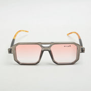 Enzo Detail Square (Gray) Sunglasses