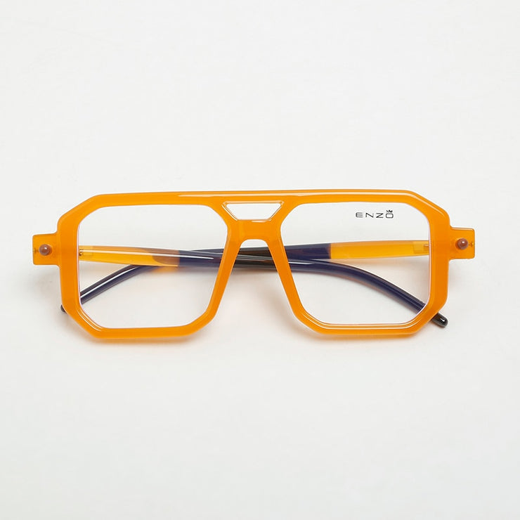 Enzo Detail Square(Clear) Sunglasses