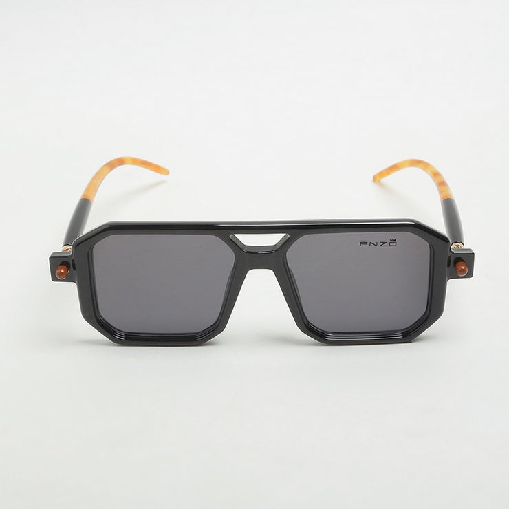 Enzo Detail Square (BLK) Sunglasses