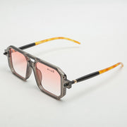 Enzo Detail Square (Gray) Sunglasses