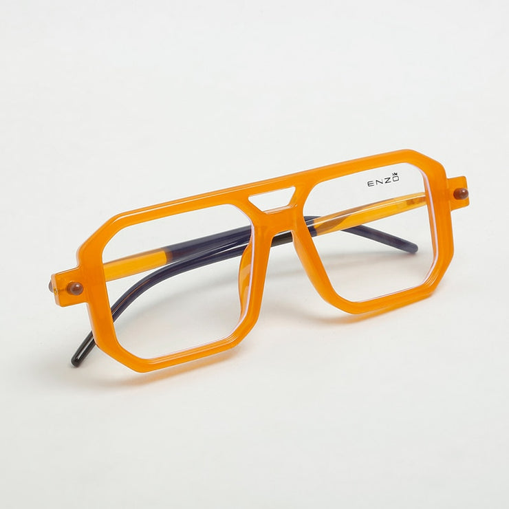 Enzo Detail Square(Clear) Sunglasses